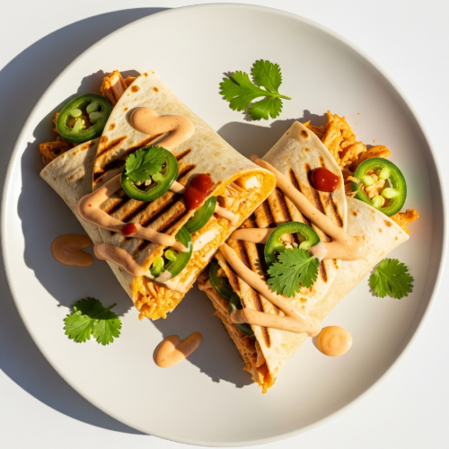 Chicken Shawarma Hoagie Wrap 